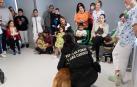El Grupo de Guías Caninos y sus perros han visitado a las personas ingresadas en Psiquiatría, Pediatría y Geriatría