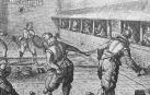 El jeu de paume o juego de palma era un deporte practicado durante el 
medievo