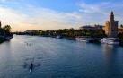 El río Guadalquivir a su paso por Sevilla