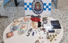 Objetos que portaba la detenida en su bolso