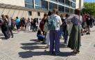 Primera jornada de la EvAU 2024 en la UPNA./