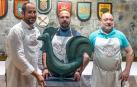 Fermín Astráin, Pedro Del Guayo y Alfonso Landíbar