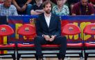 El técnico del Barça, Roger Grimau