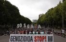Fotos de las protestas en Pamplona que piden fin al "genocidio" en Palestina