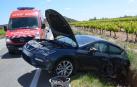Uno de los accidentes atendidos por Policía Foral el fin de semana