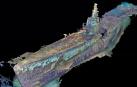 Una fotogrametría del estado en el que se encuentra el submarino USS Harder que ha sido localizado en aguas de Filipinas Lost 52 Proyect