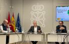 Félix Taberna y el director general de Presidencia, Gobierno Abierto y Relaciones con el Parlamento de Navarra, Joseba Asiain