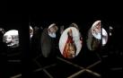 Fotos de la presentación del 'Espacio SanFermIN Espazioa', ubicado en el Cuerpo de Guardia de Santo Domingo en Pamplona. /