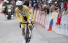 El británico Adam Yates durante la final del Tour de Suiza