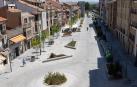 Imagen de la calle Muro, abierta el lunes tras las obras de reurbanización