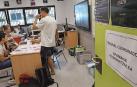 Aula del tribunal coordinador, en el IES Sarriguren