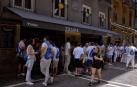Fotos de la jornada 'Summer Fest' de la empresa tecnológica Hiberus en las calles de Pamplona. /
