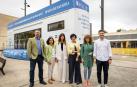 Los participantes: Javier Antúnez (Perfinasa), Teresa Beldarrain (Cafés Mocay), Paula Ayerra ( Electrolumen), Conchi Esain (Ayuntamiento) , Belén Galindo (Grupo La Información) y Gonzalo Franco (COIINA)