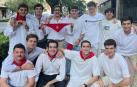 La Peña Navarra de San Fermín en Madrid celebró este miércoles 3 de julio un evento especial para preparar las fiestas desde la capital