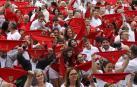 Fotos del chupinazo 2024 de San Fermín en la Plaza de los Fueros