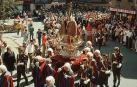 Procesión de san Fermín, 1969-1971 con el cardenal Tavera y muy poco masificada