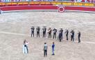 Emocionante homenaje al rejoneador estellés en su despedida de la feria de San Fermín