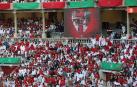 Imagen de la kiss cam estos Sanfermines