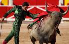 Miguel Ángel Perera, con los Fuente Ymbro en los Sanfermines de 2023