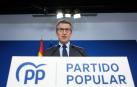 El líder del PP, Alberto Núñez Feijóo