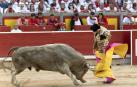 Imágenes de la corrida del 12 de julio con toros de la ganadería Jandilla para los diestros Cayetano Rivera, Roca Rey y Pablo Aguado