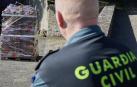 Fotos del control de Guardia Civil del material pirotécnico de los fuegos artificiales.