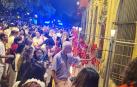 Fotos de la ofrenda de pañuelicos en San Fermín el 14 de julio