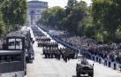 Desfile militar en París con motivo del 14 de julio