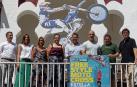 El acto de presentación, en la plaza de toros de Estella