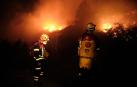 Fotos del incendio de Pamplona: así ha ardido el fuerte de San Cristóbal