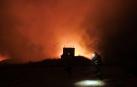 Fotos del incendio de Pamplona: así ha ardido el fuerte de San Cristóbal