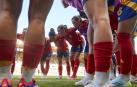 La selección española femenina de fútbol en el segundo partido de la fase de grupos de los Juegos Olímpicos de París 2024 disputado ante Nigeria