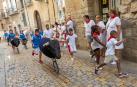 Fotos del encierro infantil de fiestas de Tudela./
