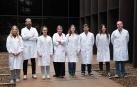 De izqda a dcha: Claudia Rodriguez Neira, Enrique Santamaría Martínez, Miriam Echaide Gorriz, Grazyna Kochan, Luisa Chocarro de Erauso, Joaquín Fernández Irigoyen, Karina Ausín Pérez, David Escors Murugarren
