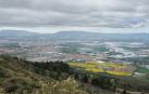 Imagen de la comarca de Pamplona desde San Cristobal