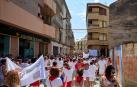 Cohete de inicio de las fiestas en Falces.