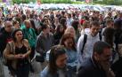 Aspirantes en la última oposición de maestros celebrada el pasado mes de junio en el aulario.