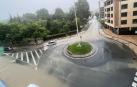 Vídeo con balsas de agua en el centro de Estella