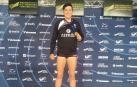 Vanesa Pacha, atleta navarra, con la medalla de oro conseguida en Gotemburgo