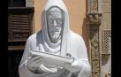 Escultura del poeta tudelano Yehudah Halevi