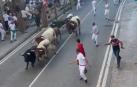 Vídeo del primer encierro de las fiestas de Tafalla 2024