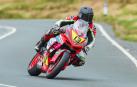 El piloto irlandés Louis O'Regan durante su participación en el Manx Grand Prix