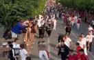 Sexto encierro de las fiestas de Tafalla 2024