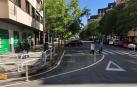 Zona del barrio de Iturrama en la que se realizarán trabajos para la ampliación de las aceras