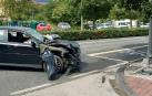 Accidente en la avenida de Aróstegui