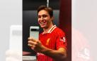 Federico Chiesa, en una imagen publicada en redes sociales por el Liverpool F.C.