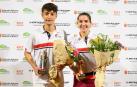 Lucía Ibarrola e Iñaki Zúñiga, campeones absolutos de tenis de Navarra