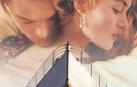 Cartel de la película 'Titanic', con la recreación de la barandilla del barco