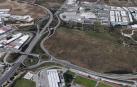 Vista aérea de la zona del accidente