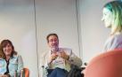 Estefanía Nicolás y Fernando Hernández, conversan con Rumyana Nikolova, de Financial Times Strategies